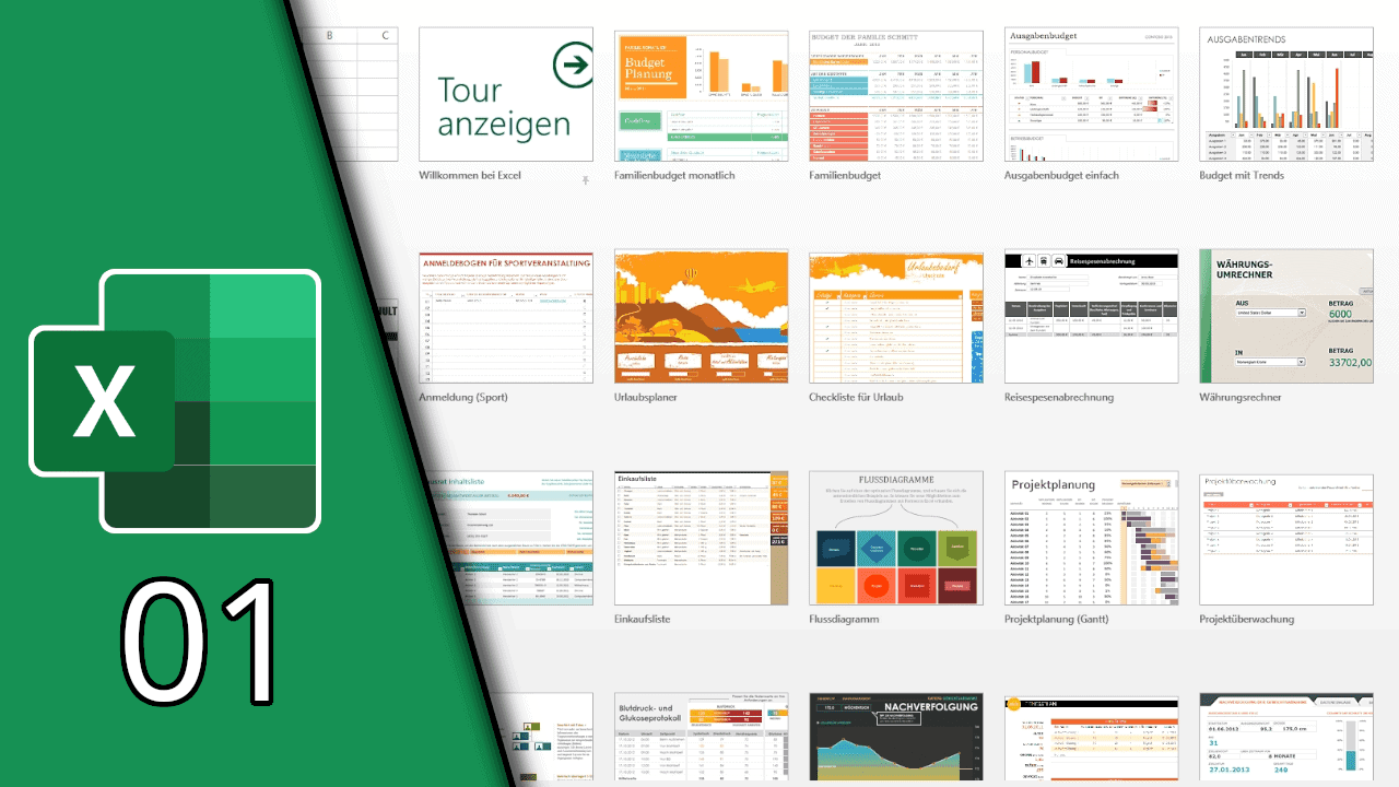 Excel lernen 01 Excel lernen 01