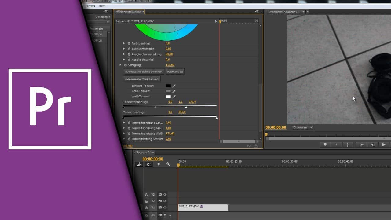 Adobe Premiere Video aufhellen Adobe Premiere Video aufhellen
