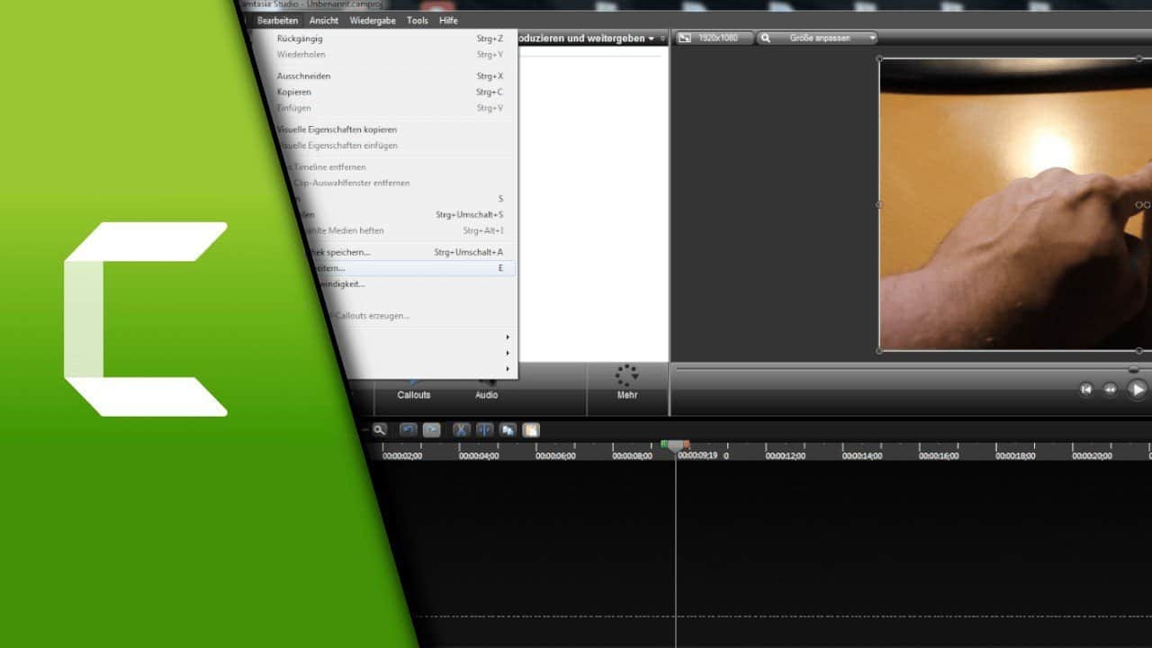Camtasia Standbild