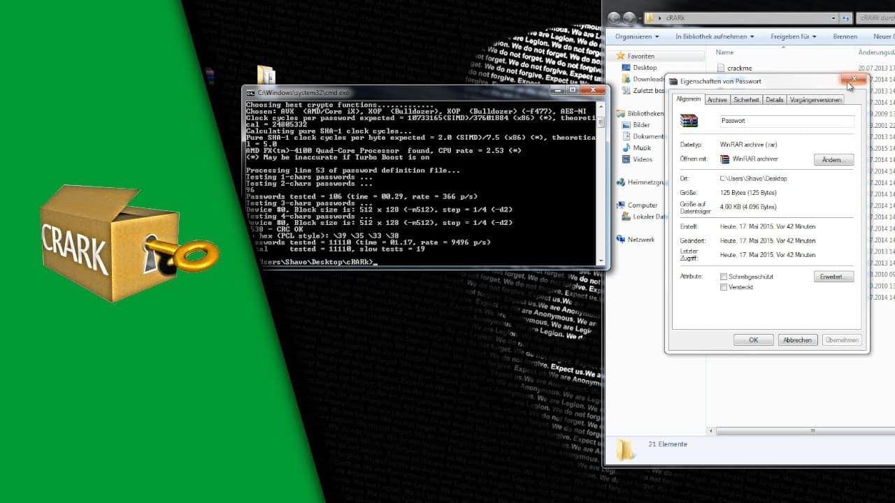 Winrar Passwort knacken Winrar Passwort knacken