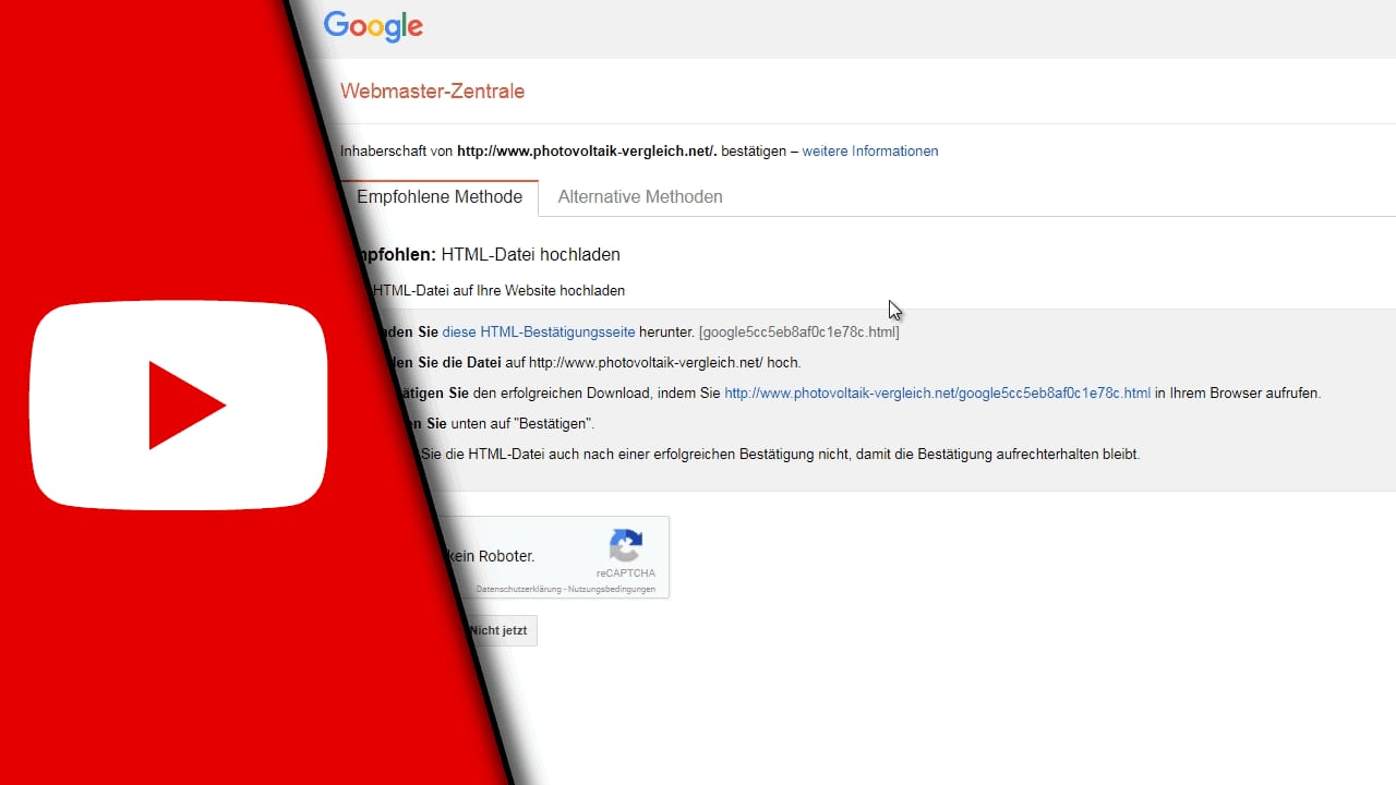 Youtube Webseite verknüpfen Youtube Webseite verknüpfen