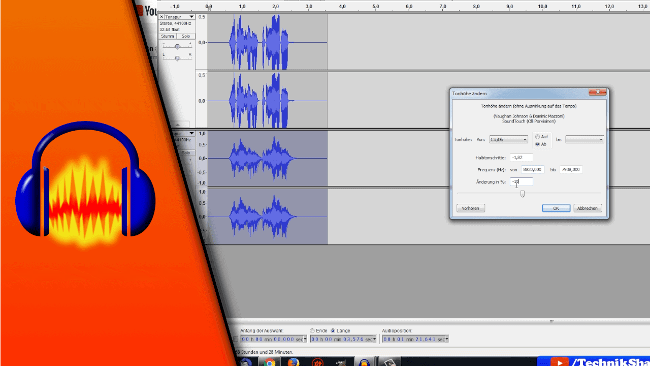 Audacity Roboterstimme