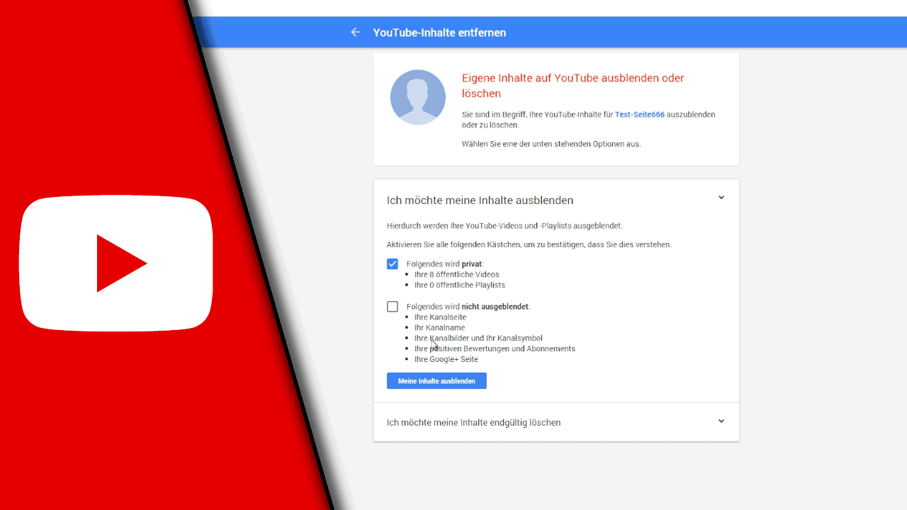 Youtube Kanal offline stellen Youtube Kanal offline stellen