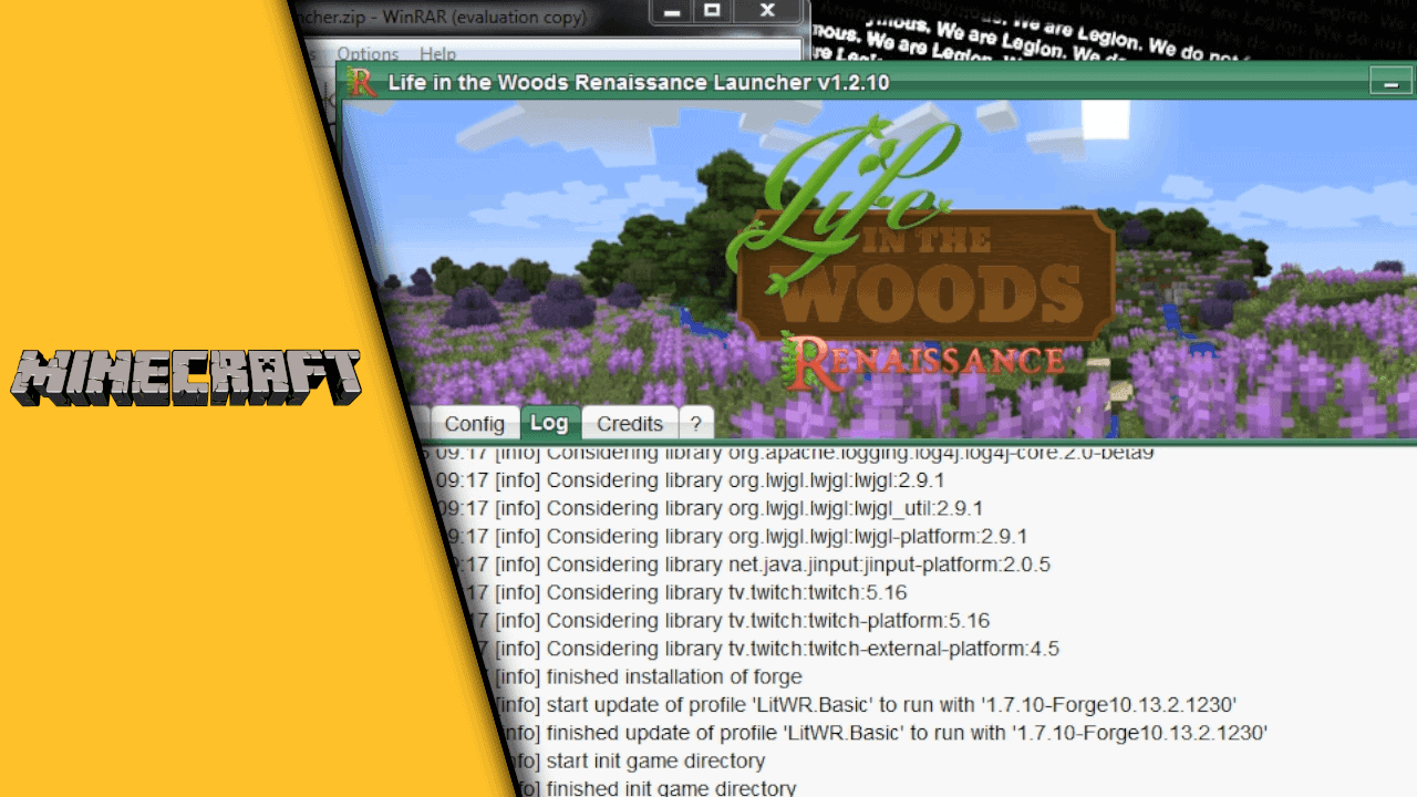 Minecraft Life in the Woods installieren Minecraft Life in the Woods installieren
