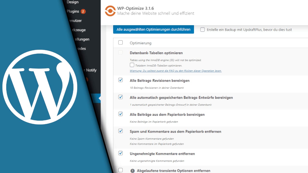 Wordpress Revisionen löschen Wordpress Revisionen löschen