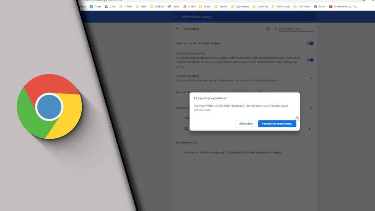 Chrome Passwörter anzeigen