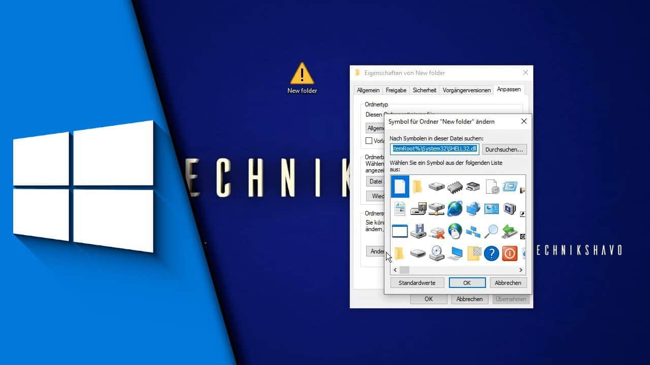 Windows 10 Ordner Bild ändern Windows 10 Ordner Bild ändern