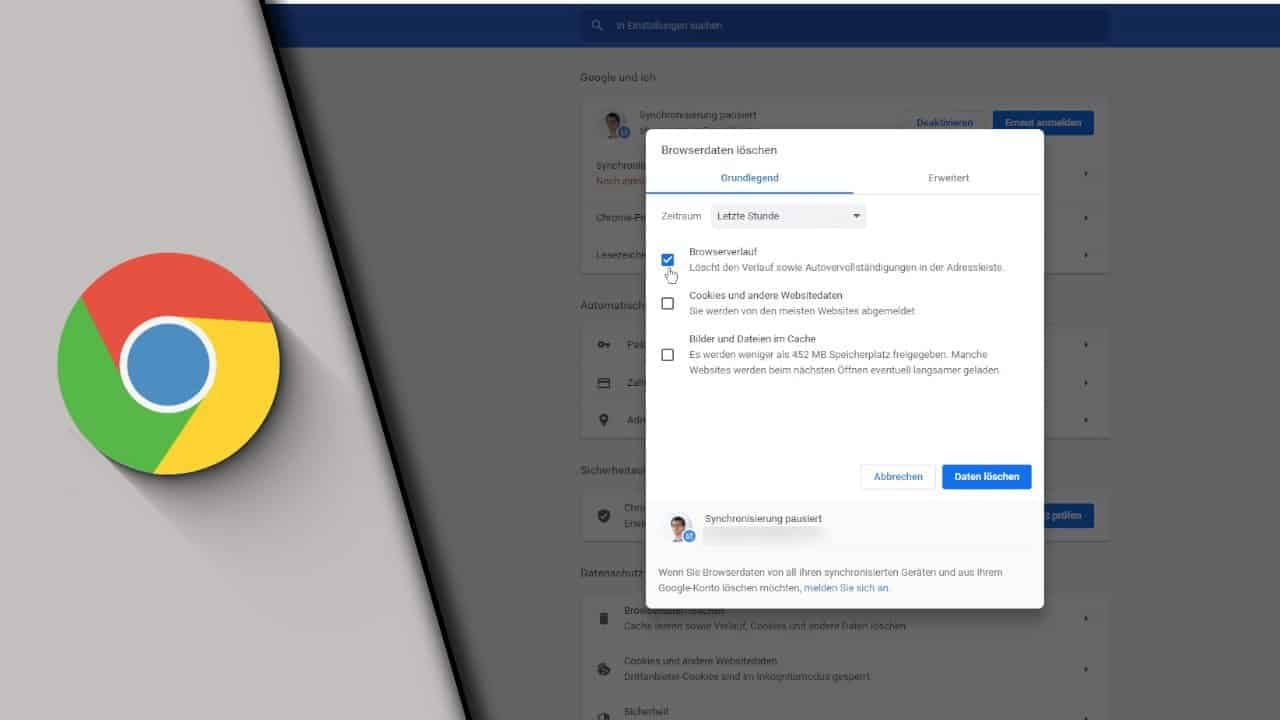 Chrome Verlauf löschen