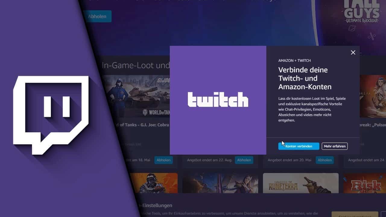 Twitch mit Amazon verbinden
