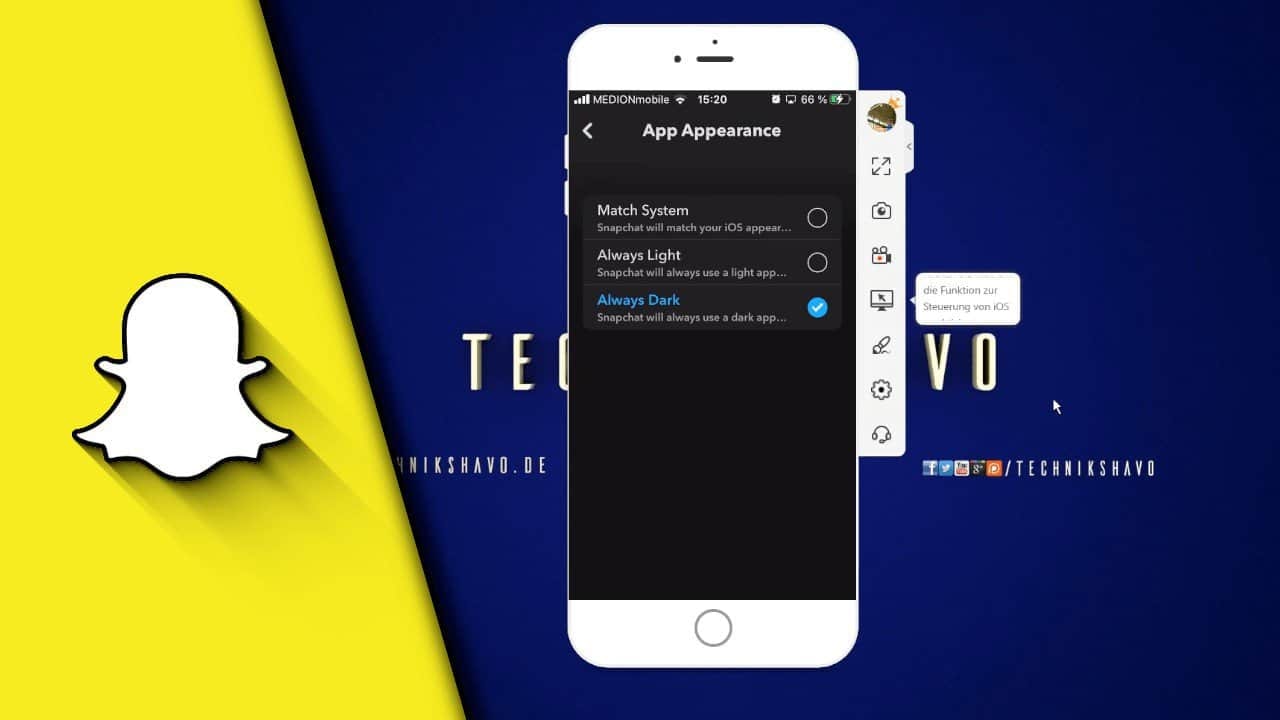 Snapchat Dark Mode Snapchat Dark Mode
