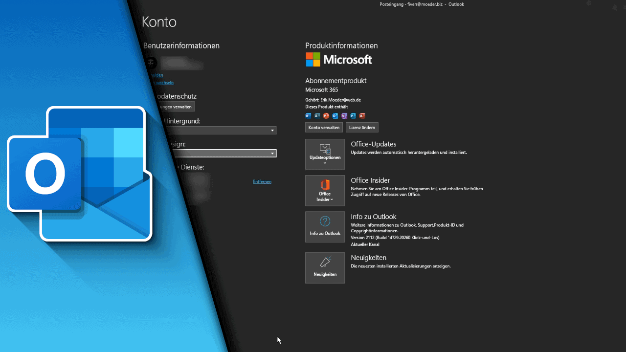 Outlook Dark Mode