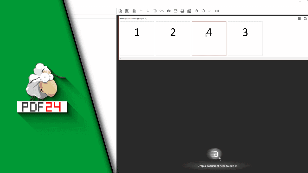 PDF Seite löschen PDF Seite löschen