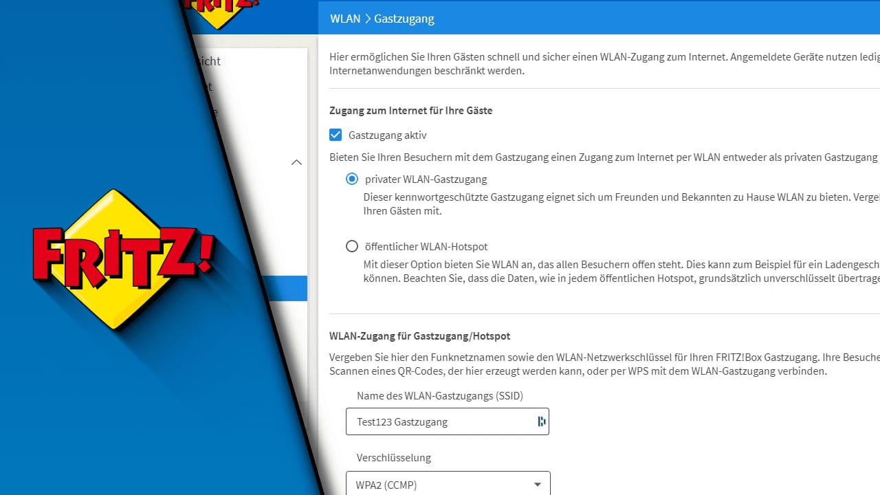 FritzBox Gastzugang einrichten FritzBox Gastzugang einrichten