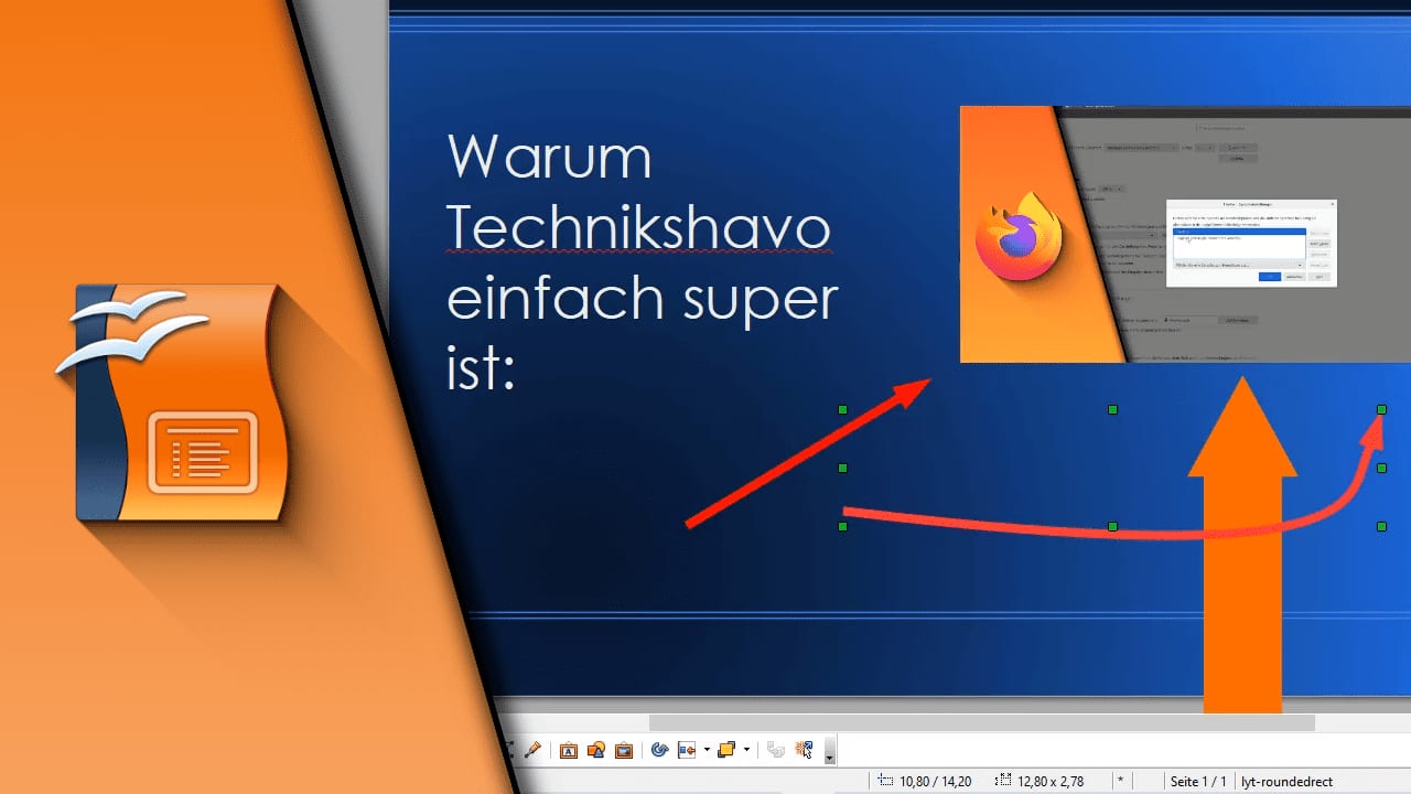 Open Office Impress Pfeil einfügen Open Office Impress Pfeil einfügen