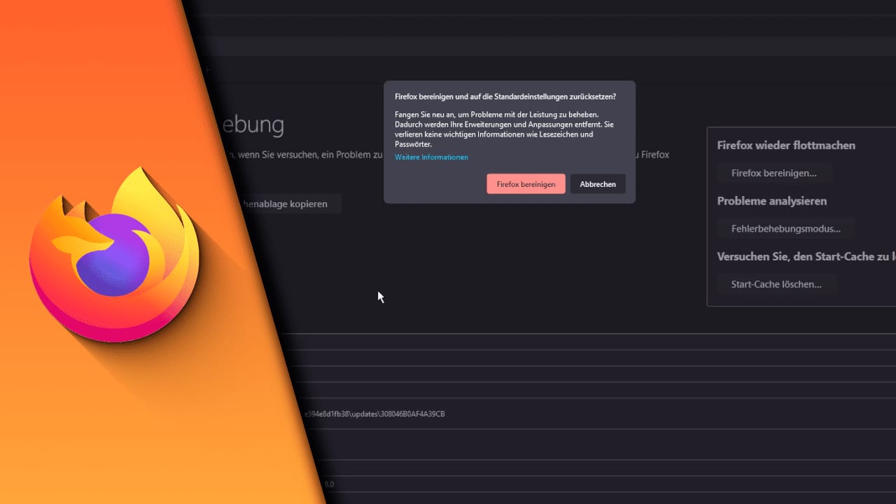 Firefox bereinigen