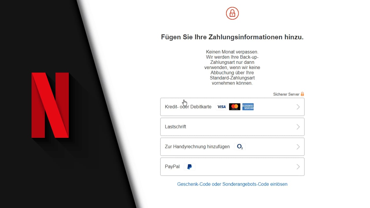 Netflix Zahlungsart ändern Netflix Zahlungsart ändern