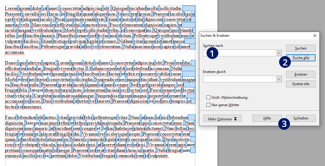 OpenOffice Zeichen zählen ohne Leerzeichen OpenOffice Zeichen zählen ohne Leerzeichen