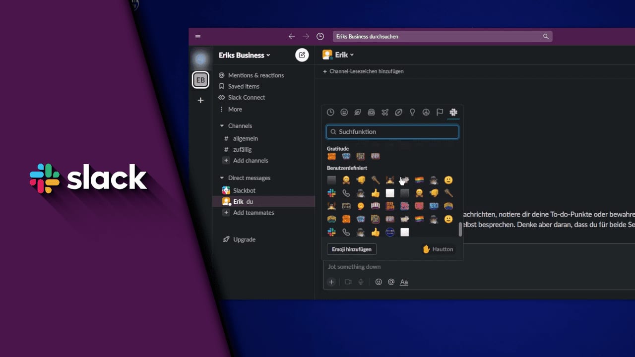 Slack Emoji erstellen