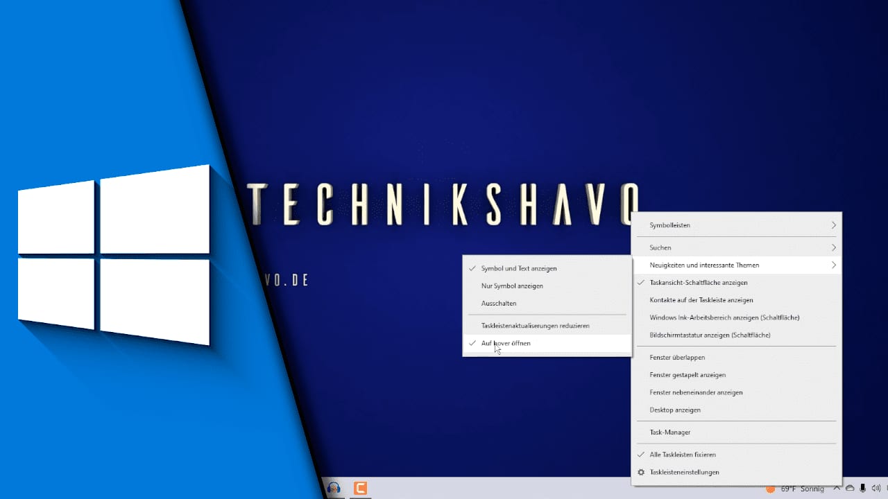 Windows 10 Wetter Taskleiste entfernen Windows 10 Wetter Taskleiste entfernen
