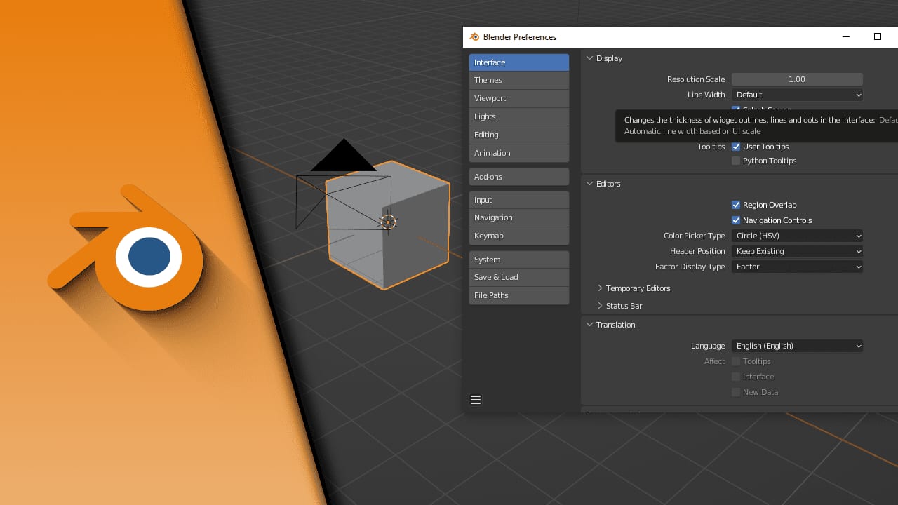 Blender Sprache ändern Blender Sprache ändern