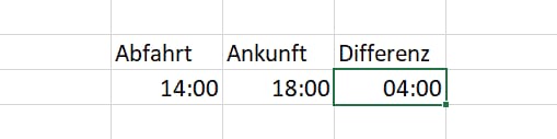 Excel Stunden subtrahieren Excel Stunden subtrahieren