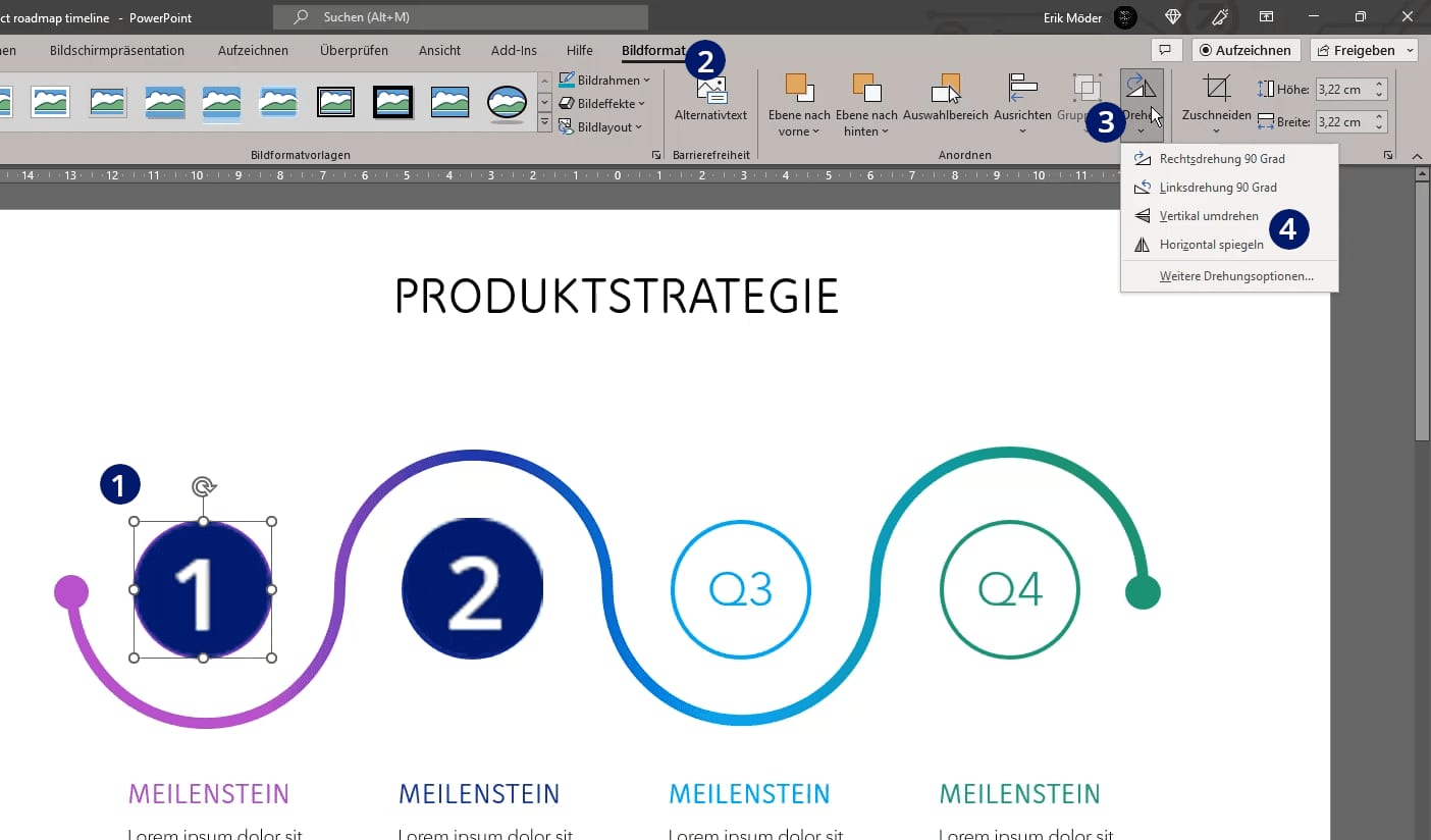 Bild spiegeln Powerpoint Bild spiegeln Powerpoint