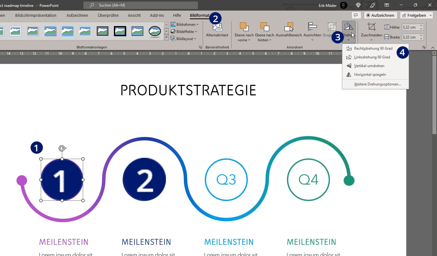 Powerpoint Bild drehen 90 Grad Powerpoint Bild drehen 90 Grad