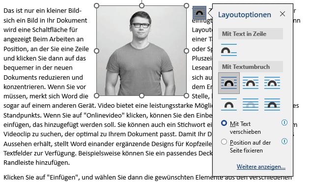 Bild bewegen Word Bild bewegen Word