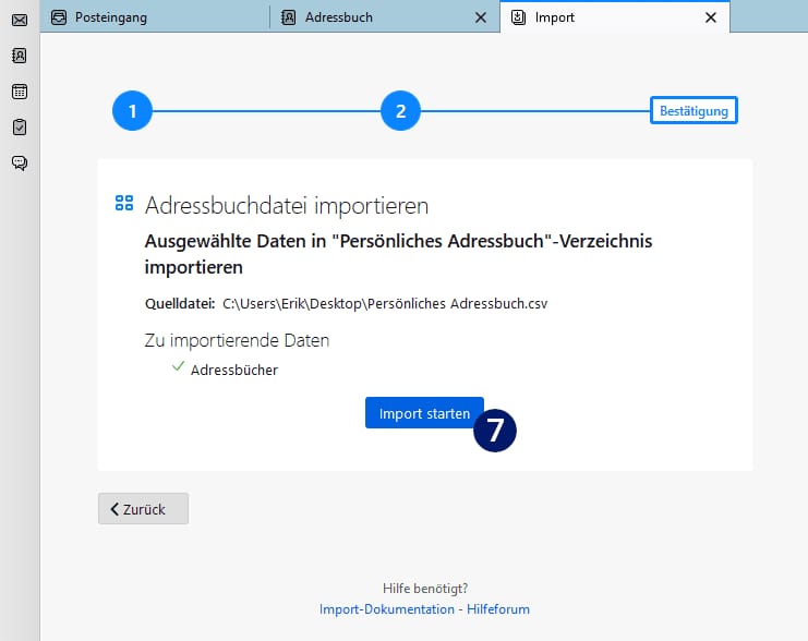 Thunderbird Adressbuch importieren csv Thunderbird Adressbuch importieren csv