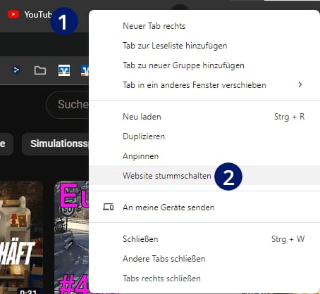 Chrome Website stummschalten Chrome Website stummschalten