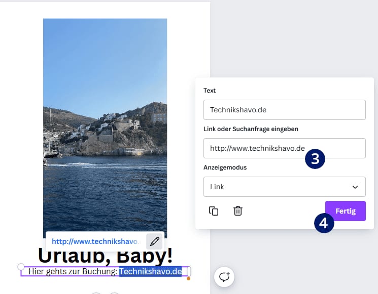 Link einfügen Canva Link einfügen Canva
