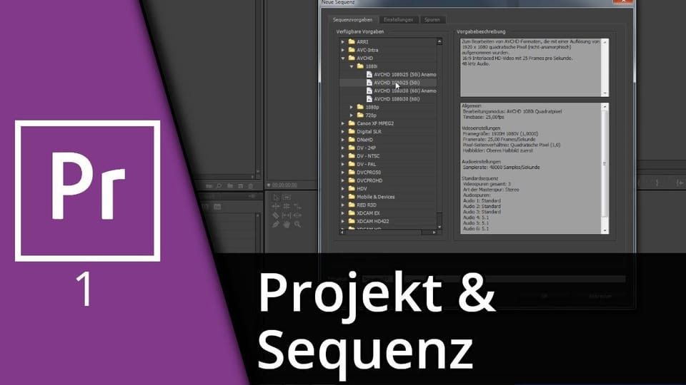 Adobe Premiere Workshop #01 | Projekt & Senquenz: Vorschaubild zum YouTube-Tutorial von TechnikShavo
