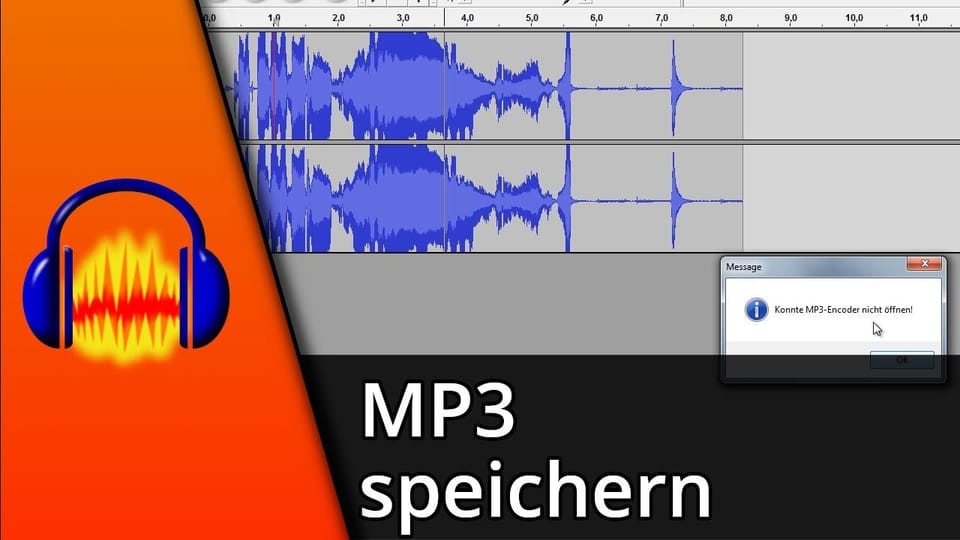 Audacity MP3 speichern | Tutorial: Vorschaubild zum YouTube-Tutorial von TechnikShavo