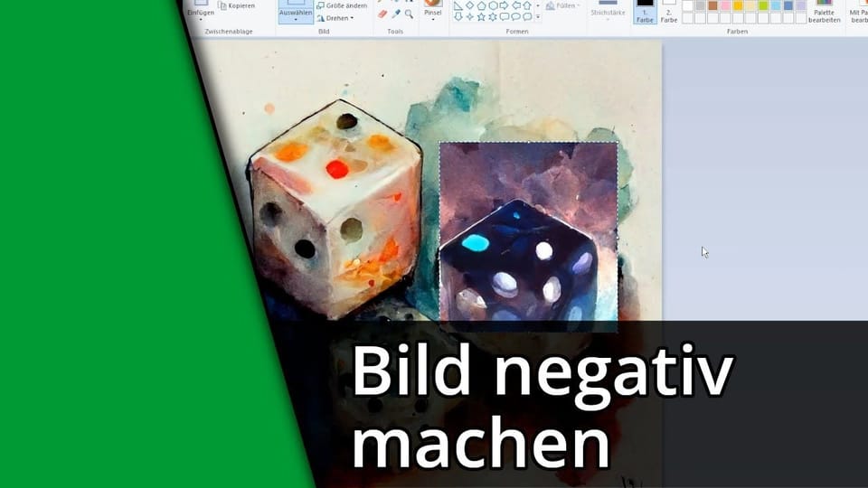 Bild negativ machen | Tutorial: Vorschaubild zum YouTube-Tutorial von TechnikShavo
