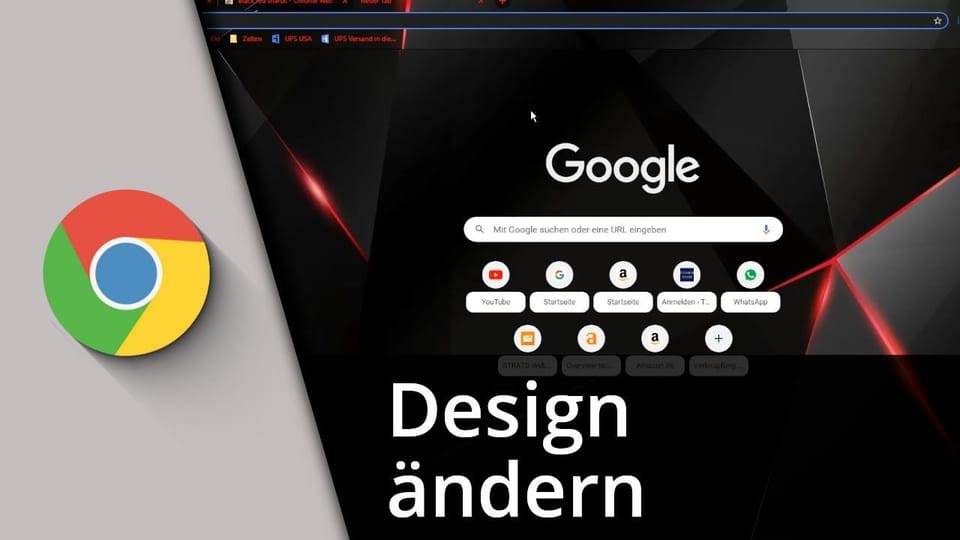 Chrome Design ändern / Chrome Hintergrund ändern | Tutorial: Vorschaubild zum YouTube-Tutorial von TechnikShavo
