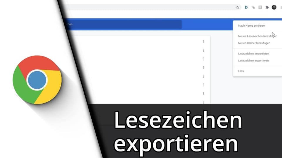 Chrome Lesezeichen exportieren und importieren | Tutorial: Vorschaubild zum YouTube-Tutorial von TechnikShavo