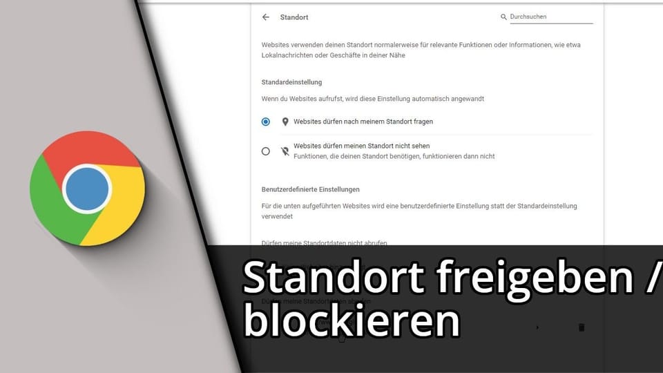Chrome Standort freigeben / verbergen | Tutorial: Vorschaubild zum YouTube-Tutorial von TechnikShavo