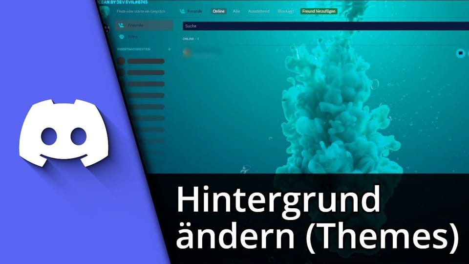 Discord Hintergrund ändern: Vorschaubild zum YouTube-Tutorial von TechnikShavo