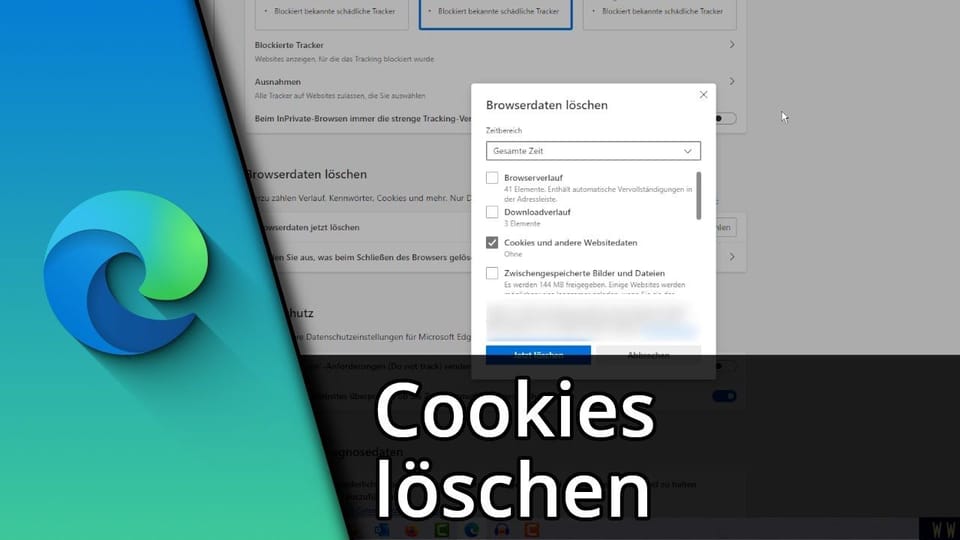 Edge Cookies löschen | Tutorial: Vorschaubild zum YouTube-Tutorial von TechnikShavo