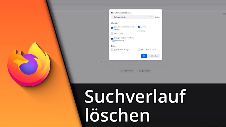 Firefox Suchverlauf löschen: Vorschaubild zum YouTube-Tutorial von TechnikShavo