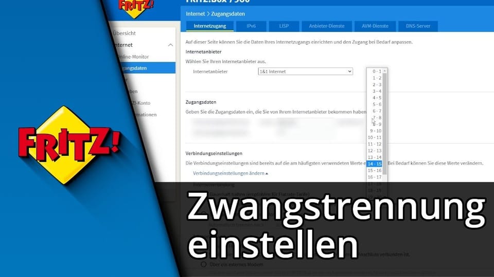 FritzBox Zwangstrennung einstellen / deaktivieren | Tutorial: Vorschaubild zum YouTube-Tutorial von TechnikShavo