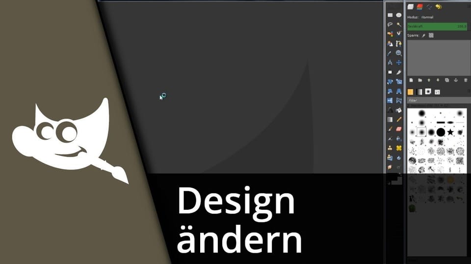 Gimp Design ändern / Nachtmodus | Tutorial: Vorschaubild zum YouTube-Tutorial von TechnikShavo