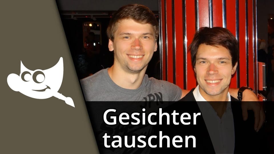 Gimp Gesichter tauschen / Face Swap | Tutorial: Vorschaubild zum YouTube-Tutorial von TechnikShavo