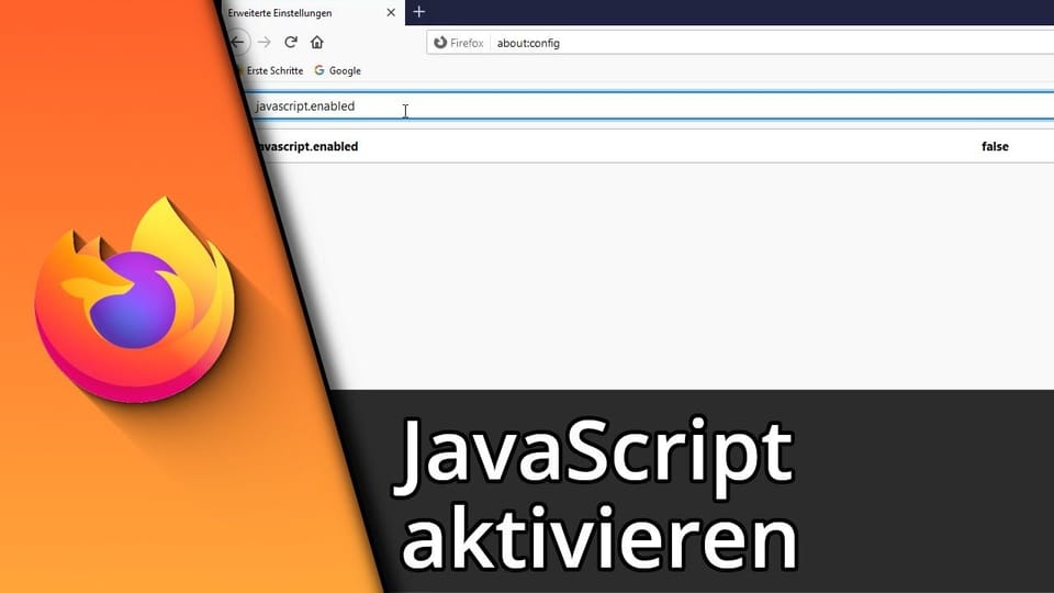 JavaScript aktivieren in Firefox | Tutorial: Vorschaubild zum YouTube-Tutorial von TechnikShavo