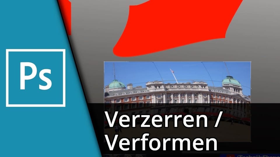 Objekte in Photoshop verzerren / verformen | Tutorial: Vorschaubild zum YouTube-Tutorial von TechnikShavo