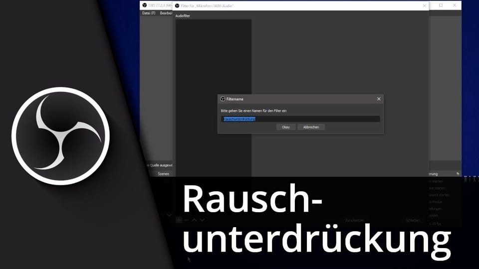 OBS Rauschunterdrückung einschalten | Tutorial: Vorschaubild zum YouTube-Tutorial von TechnikShavo