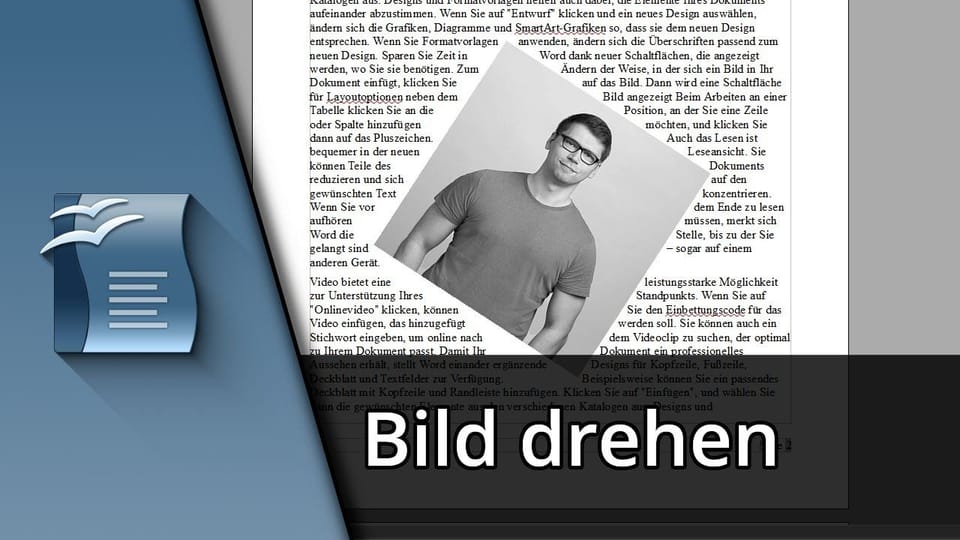 OpenOffice Writer Bild drehen: Vorschaubild zum YouTube-Tutorial von TechnikShavo