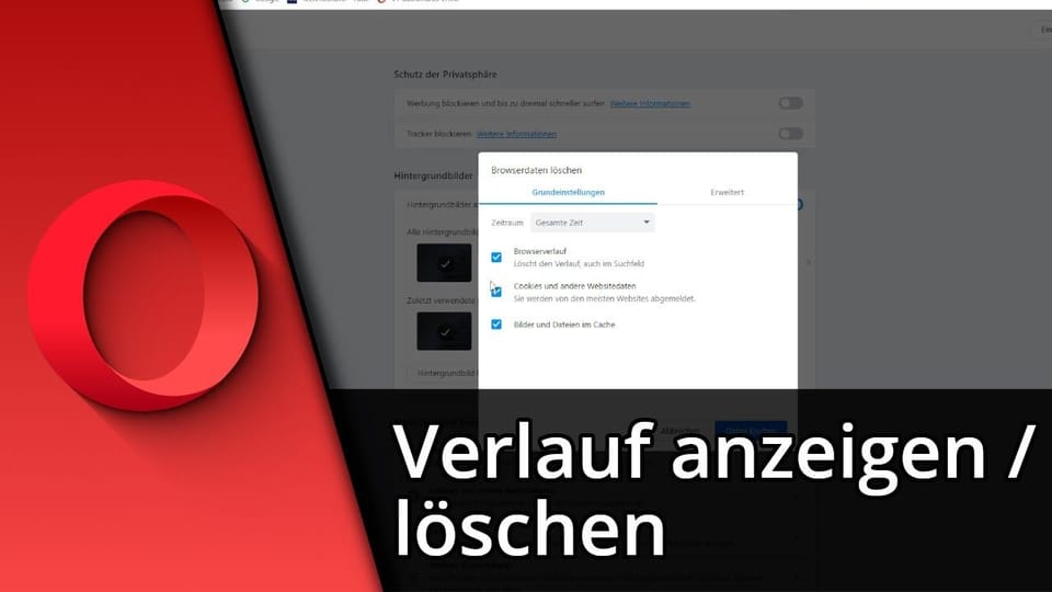 Opera Verlauf löschen / anzeigen | Tutorial: Vorschaubild zum YouTube-Tutorial von TechnikShavo