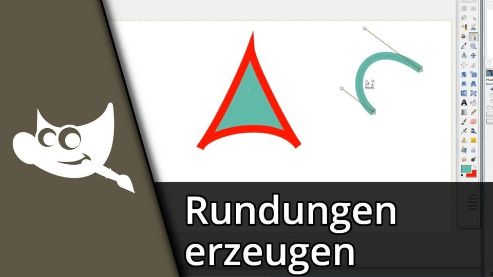 Pfadwerkzeug Gimp / Gimp Rundungen erzeugen | Tutorial: Vorschaubild zum YouTube-Tutorial von TechnikShavo