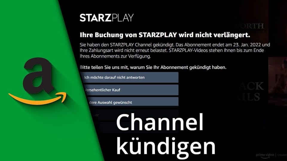 Starzplay kündigen / Amazon Channel kündigen | Tutorial: Vorschaubild zum YouTube-Tutorial von TechnikShavo